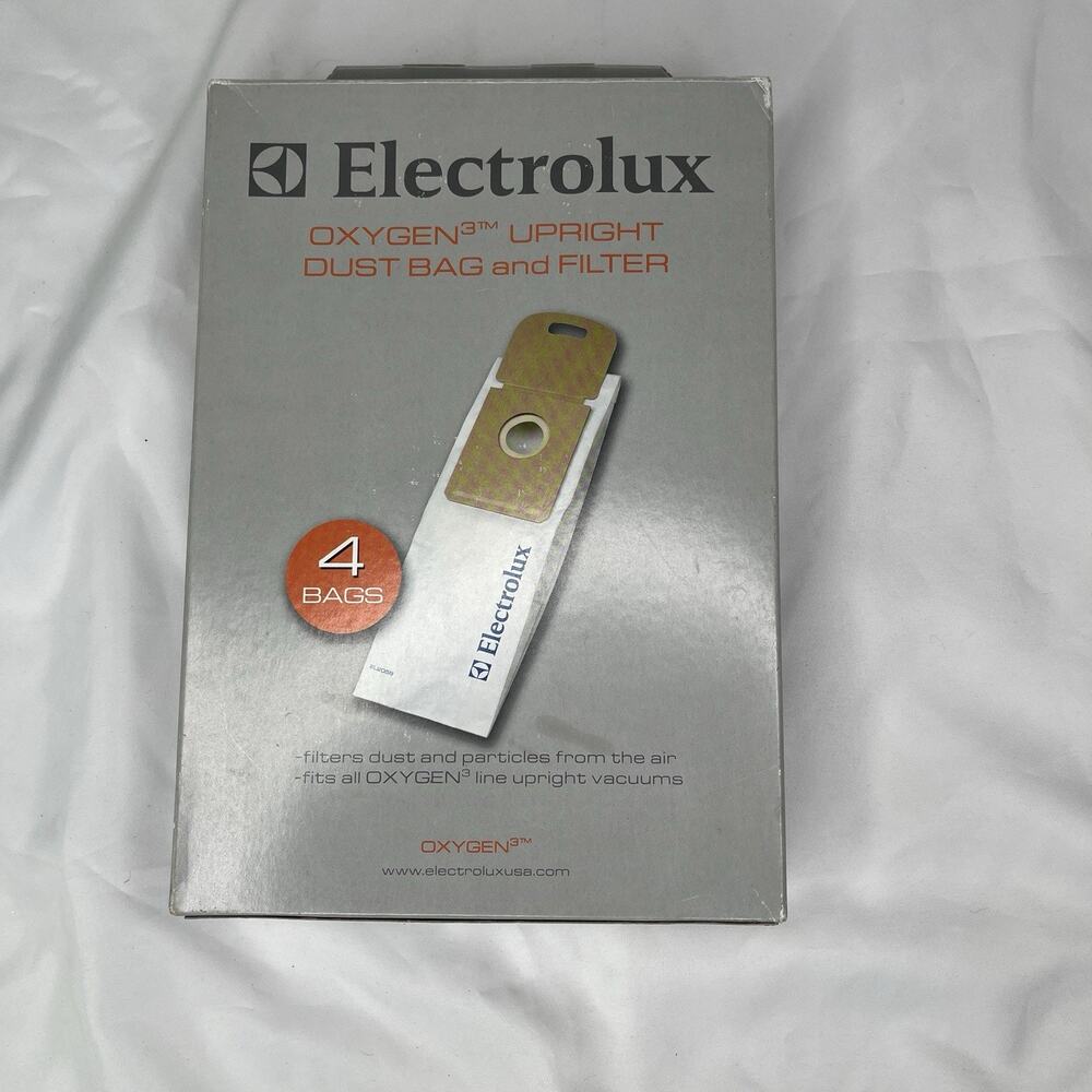 Electrolux Replacement Dust bag Oxigen3 Upright Dust bag, New Open Box, 4 Units.
